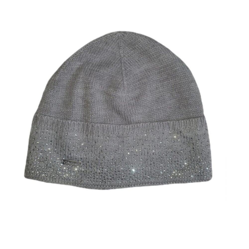 Calvin Klien Glitzy Silver Beanie || EUC